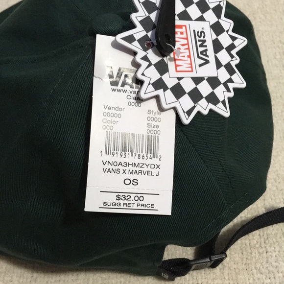 NEW $32 Vans Marvel Hulk Adjustable Hat Cap OS - Picture 5 of 8